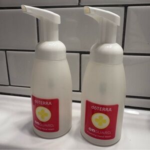 Doterra 8 oz. foaming hand wash plastic dispensers x 2. NWOT!